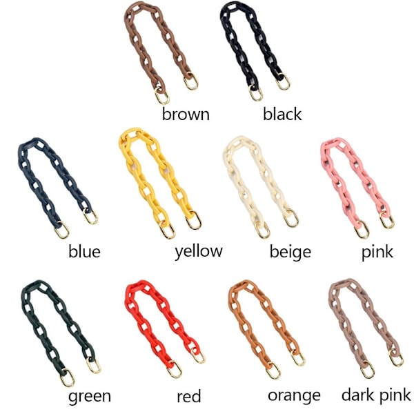 Resin Chain Bag Strap PUNAINEN - spot-myynti red