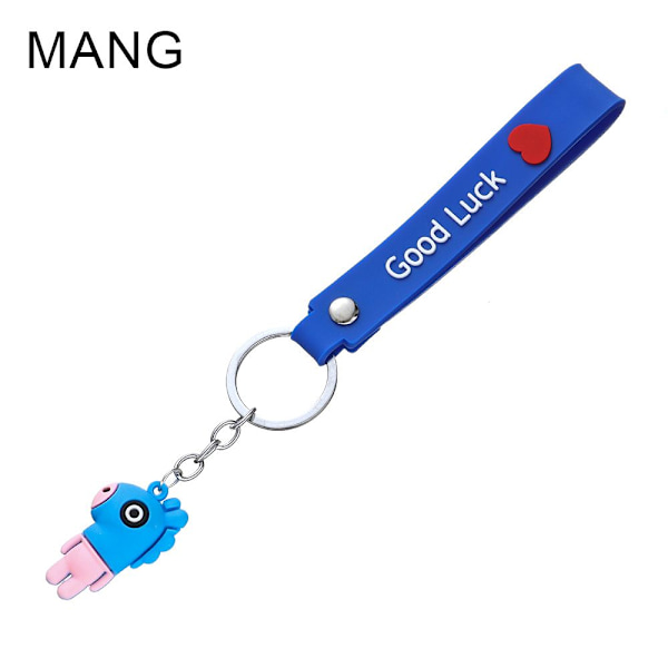 BTS BT21 Bærbar Biltaske Dukke Vedhæng Nøglering - stock MANG