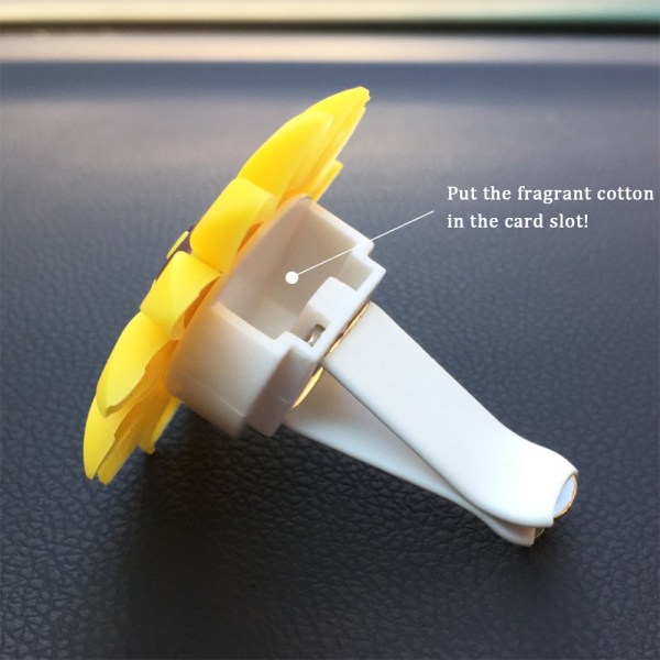 Car Sunflower Air Outlet Doftande parfym Clip Air Freshener - high quality