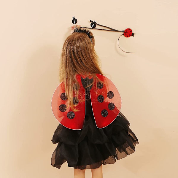 Ladybug Wings Kostym Fairy Wings Performance rekvisita - spot försäljning