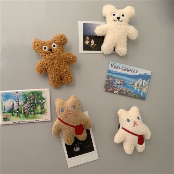 2 kpl Bear Fridge Tarra 3D-pehmotarrat 5 - spot-myynti 5