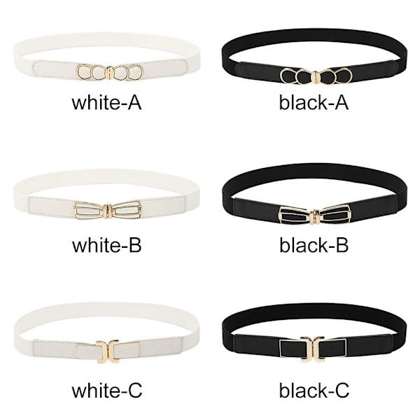 Joustavat vyöt Midjerem WHITE C - spot ale white C-C