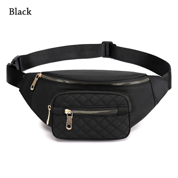Bröstväska Midjepåse Väska Axelremsväska SVART - on stock black