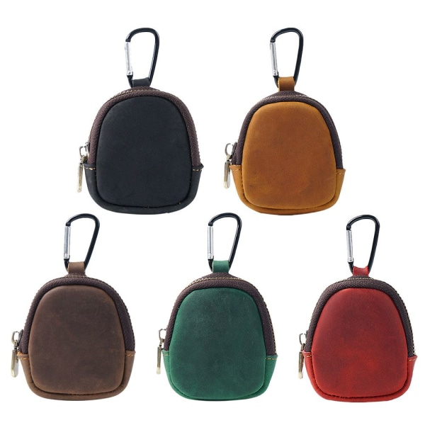 Läder Running Pouch Hörlursväska KAFFE - high quality Coffee