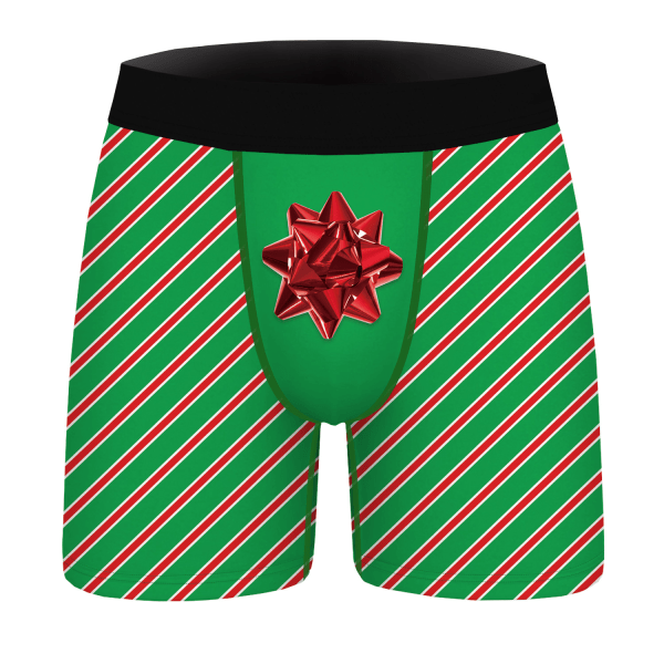 Men Sexy Christmas Xmasoxer Underwear Party Sleepwear - varasto B