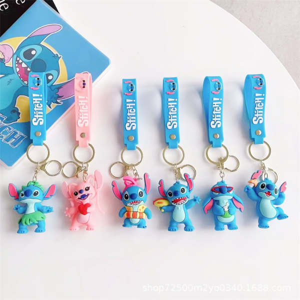 reative artoon Keychain Ornament Stitch Pars handväska docka - stock C