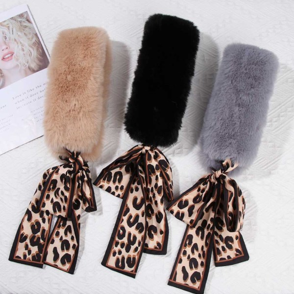 Huivi Faux Fur BEIGE - spot-myynti