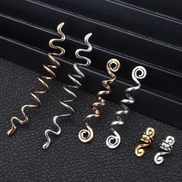 Hair Dread Braids Dreadlock Accessories GOLD 1 - spot ale