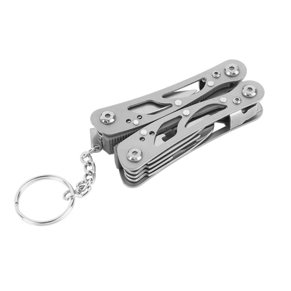 Utomhusviktång Rostfritt stål Multiverktyg Nödfold - high quality Gray