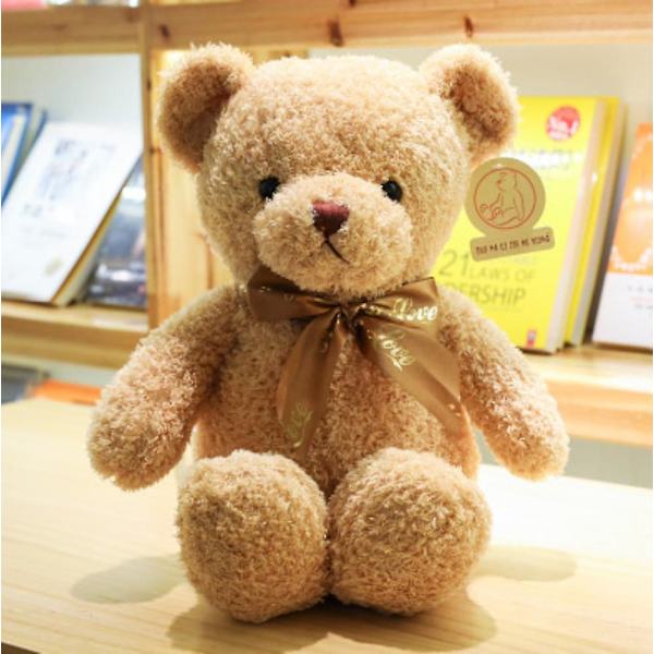 30 cm Uusi supersöpö muoti tanssiva rusetti Teddykarhu täytetty lelu, nukke syntymäpäivälahja, häät, joululahja - varastossa white 30cm