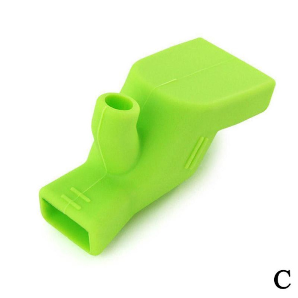 3 joustavaa hananpidennystä Silikoni Sink Faucet Spray He - spot ale green one-size 3pcs