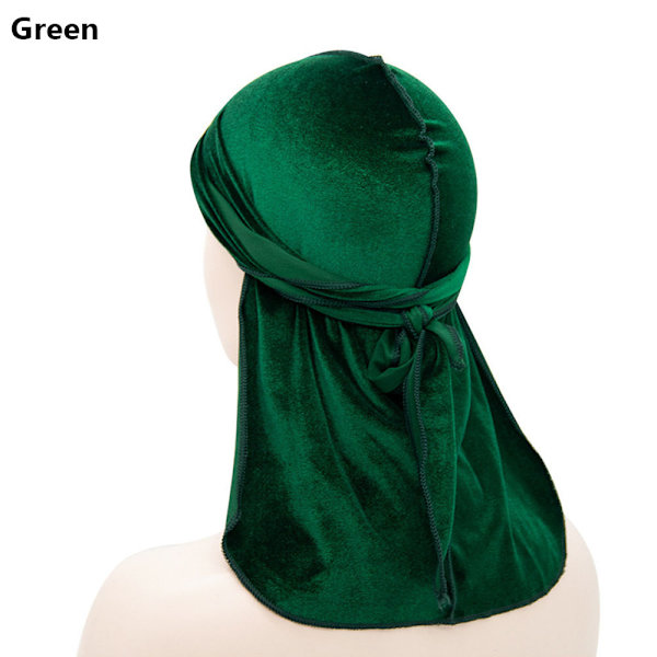 1st Durags Caps Bandana Hat VIHREÄ - varastossa