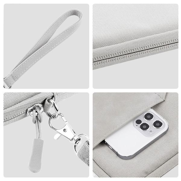 Handväska Tablet Sleeve Case LJUSGRÅ FÖR 9,7-11 TUM - high quality Light Grey For 9.7-11 inch