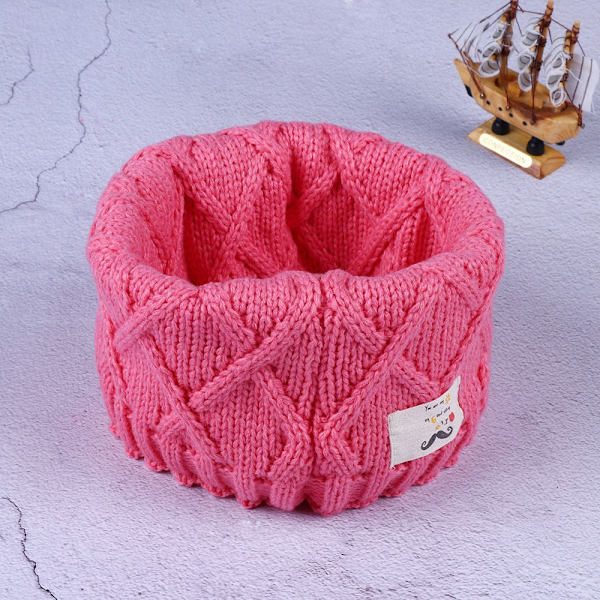 Baby Halsvärmare Pojkscarf GRÅ - stock