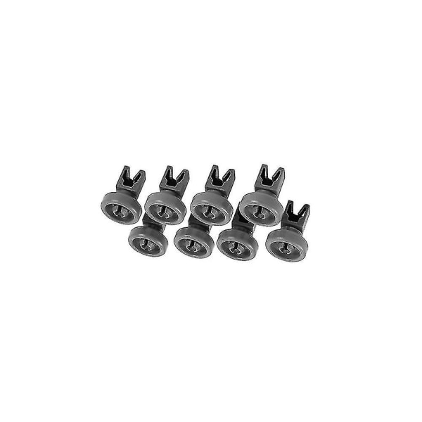8 st Universal Diskmaskin Top Rack hjul (passar Electrolux) - spot försäljning