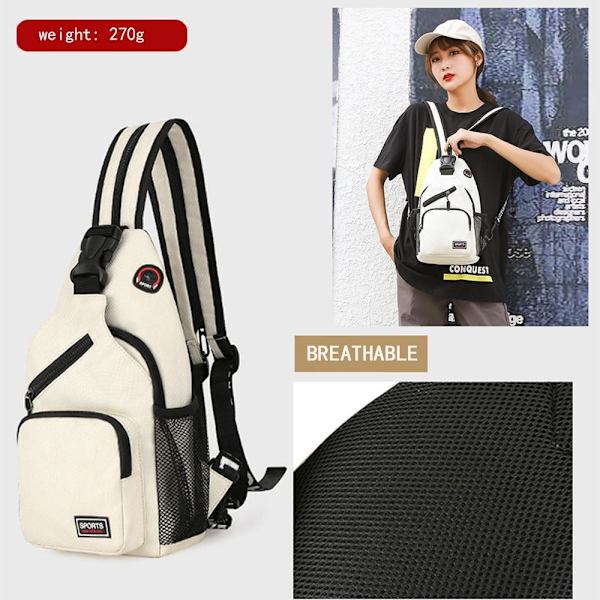 Chest Pack Axelväska VIT - stock White