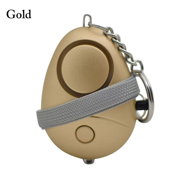 Alarm Keychain Scream Loud Alarm GOLD - spot ale gold