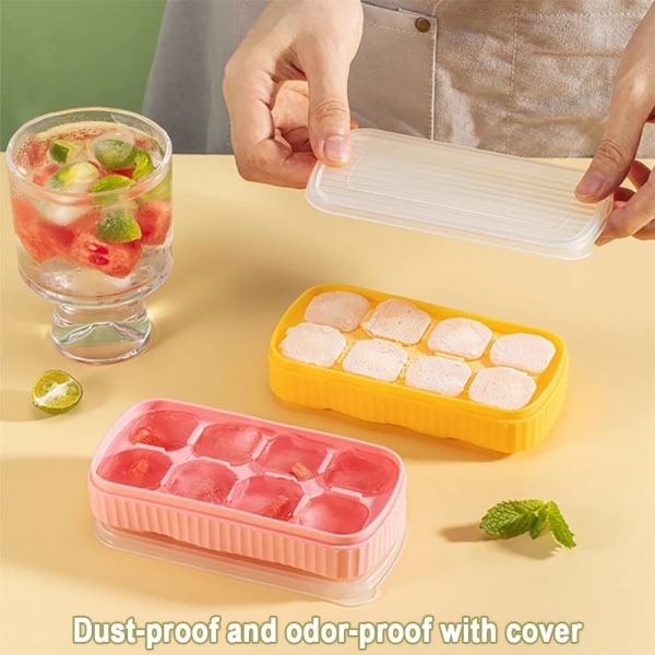 Ice Cube Brickor Ice Making Box GUL - on stock Yellow