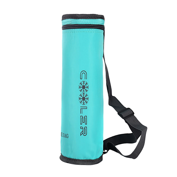 Vattenflaska kylväska Vattenflaska påse Utomhusresor - stock Light blue