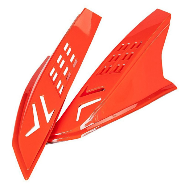2 kypäräkoristetta Oxhorn Stickers RED - korkea laatu red