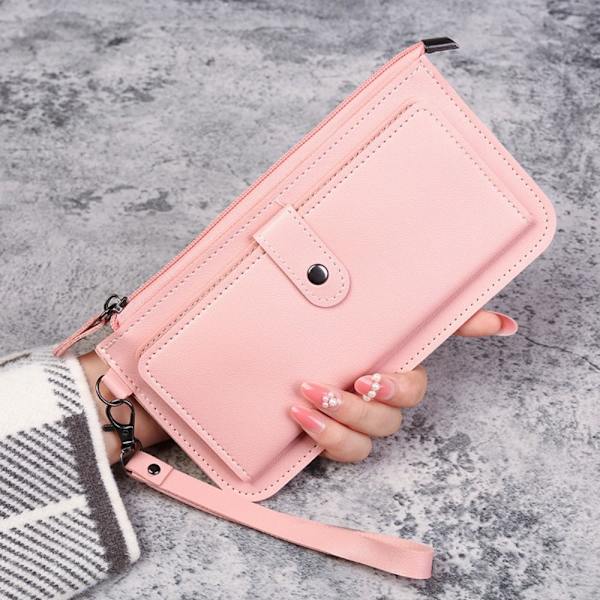 Slim Bifold Wallet Luottokorttiteline PINK - korkea laatu Pink