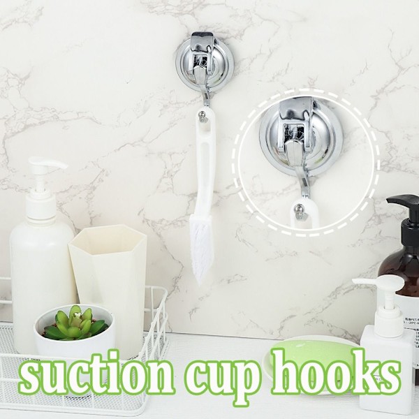 Suck Cup Hooks Organization Hook MUSTA - varastossa black
