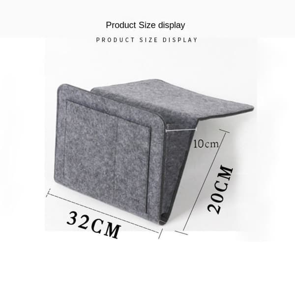 Magazine Pockets Phone Book Organizer DEEP GREY - varastossa