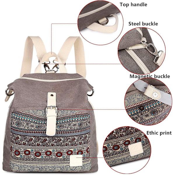 Ryggsäck Handväska Dam Mode Axelväska Travel Daypack - on stock