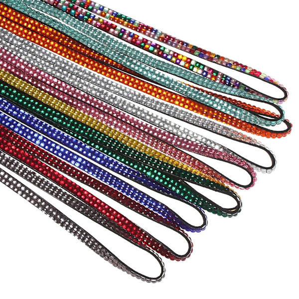 Bling Crystal Lanyard Rhinestone ID Lanyard VIT - high quality white