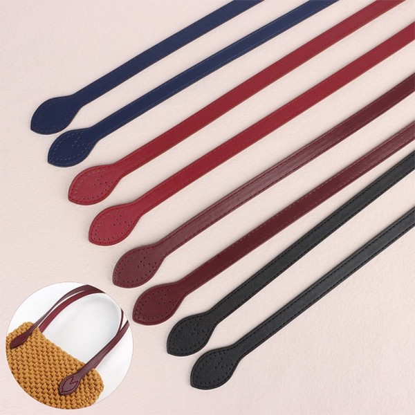 Naisten laukkukahva DIY kukkaron vaihtohihna DARK RED - varastossa dark red