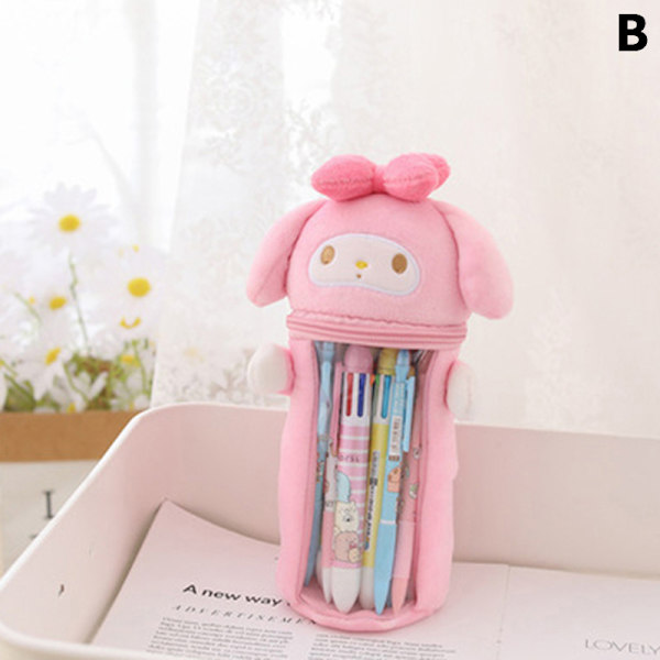 Kawaii Sanrio plysch case tecknad plysch docka pennhållare - on stock B