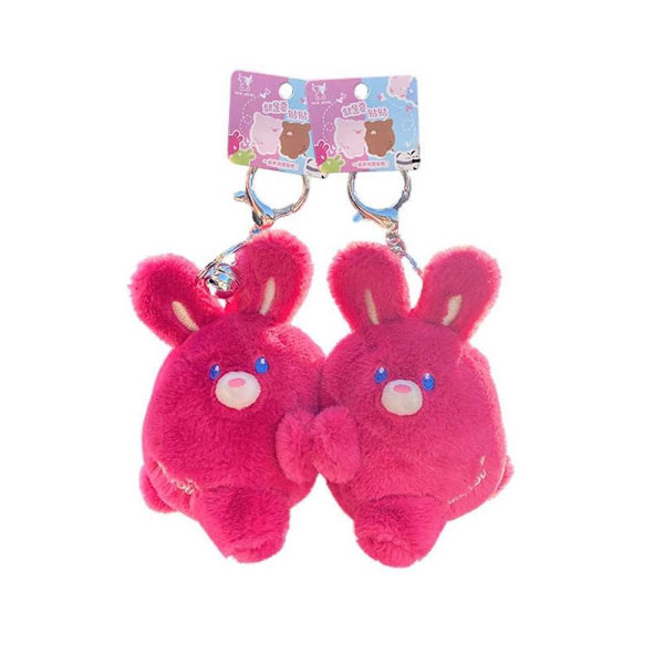 Rabbit Keychain Pehmolelu RED RIGHT - korkea laatu red Right-Right