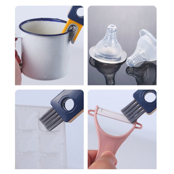 Kopprengöringsborste Vattenflaskorrengöring BLÅ - stock blue