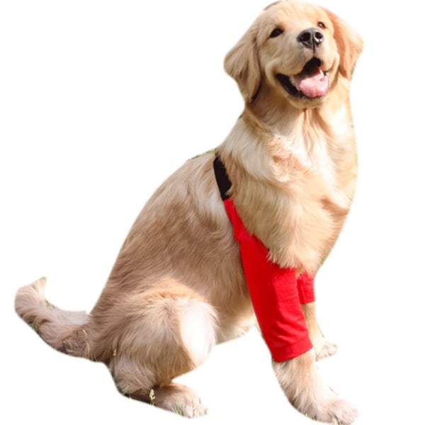 Dog Armbow Brace Anti-Lick RED XXXL - spot ale red XXXL