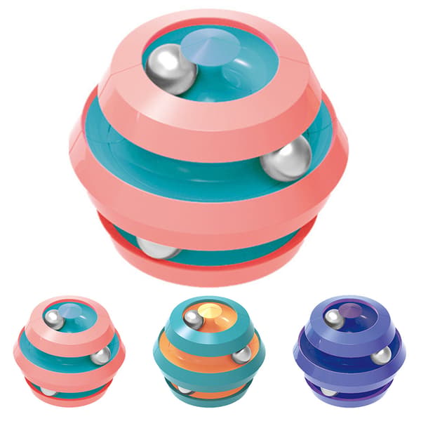Dekompression Spinning Antistress Sensory Fidget Cube Toy Present - stock Pink