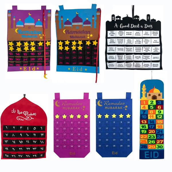 Ramadan Mubarak Advent Calendar Countdown Kalenteri STYLE 7 - varastossa