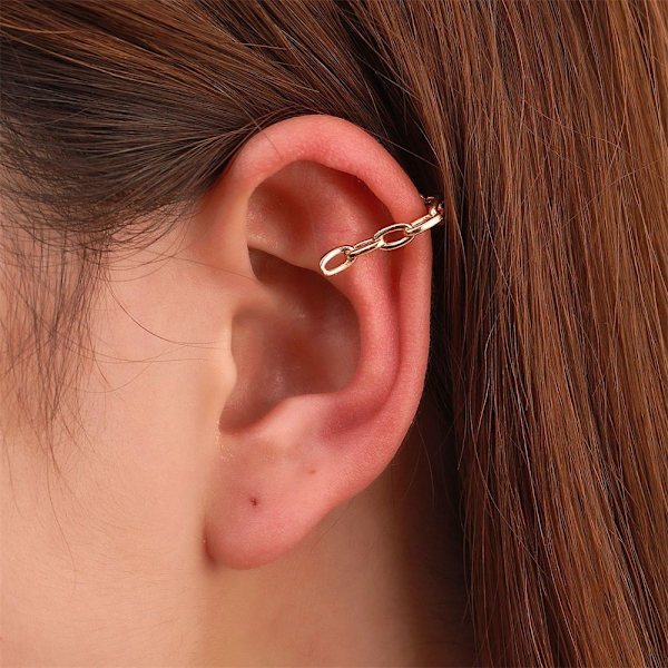 Ear Cuff Clip-on rustoholvi 01 - varastossa