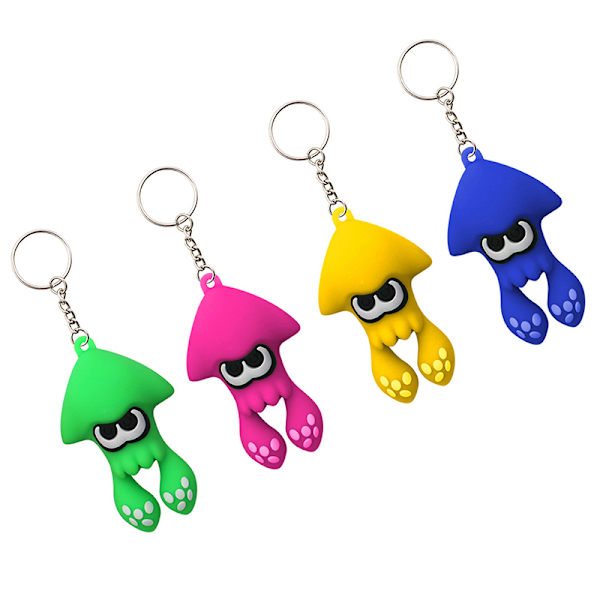 Anime Game Splatoon 3 Pendel Nyckelring Bil Nyckelring Telefon Orna - spot försäljning