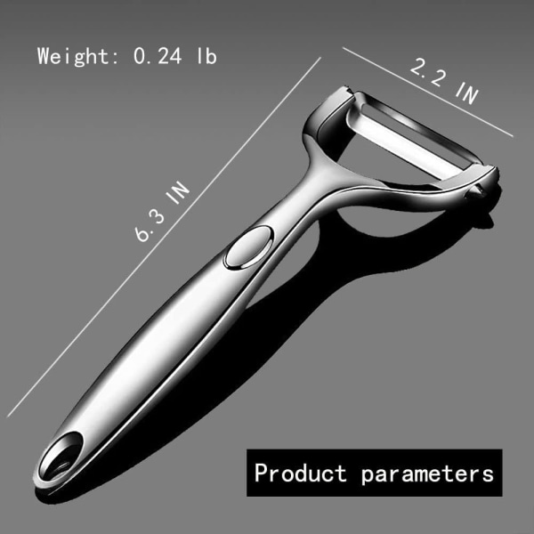 2 kpl vihanneskuorimia Perunankuorijat ruostumattomasta teräksestä - korkealaatuisia