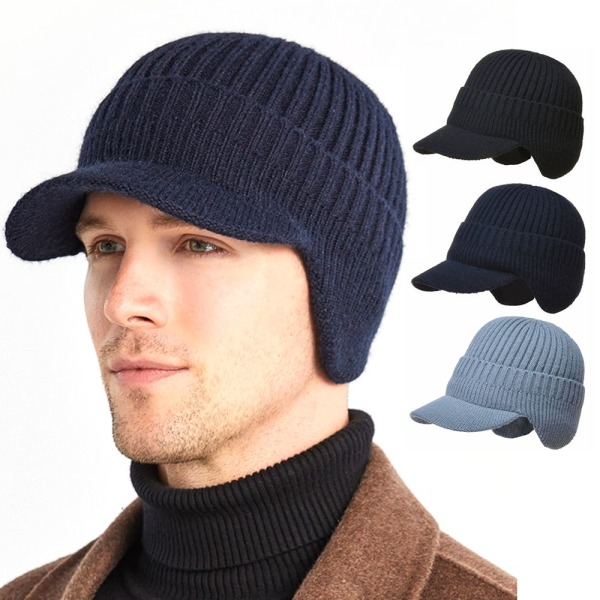 Cap mössa för män med brätte NAVY - on stock