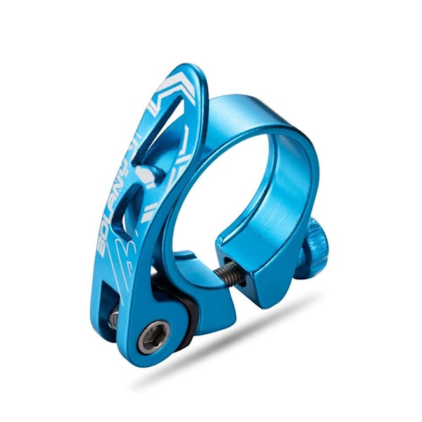 Cykelsitsklämma Cykelsitsstolpsklämmor BLÅ 34,9MM - stock Blue 34.9mm