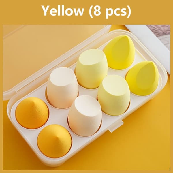 8 ST Makeup Puff Powder Puff GRÖN - high quality Green