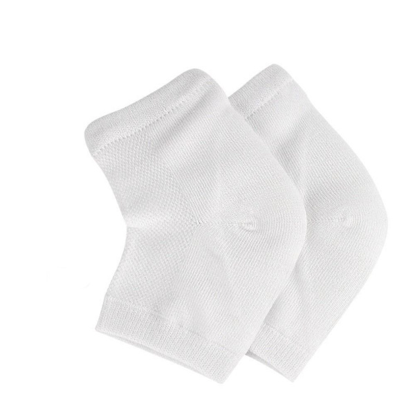 2 paria kosteuttavia kantapääsukkia Footprint sukat VALKOINEN - spot-myynti white