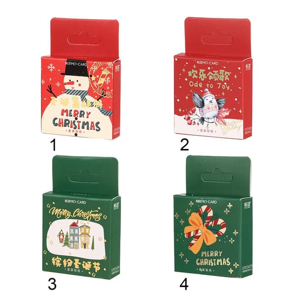 92 kpl Merry Christmas Tarrat Paperitarrat 1+4 - varastossa