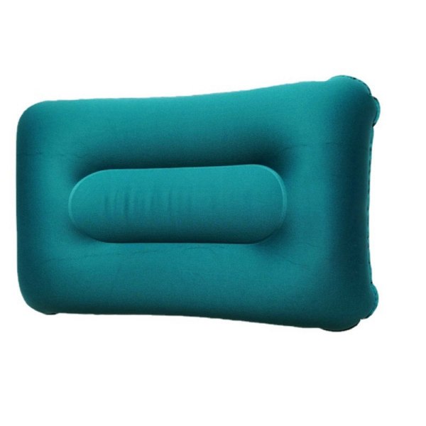 Utomhus bärbar Ultralätt uppblåsningskudde PEACOCK BLUE - stock peacock blue