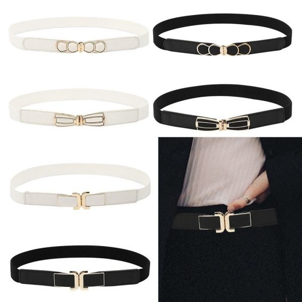 Elastiska bälten Midjerem VIT B - on stock white B-B