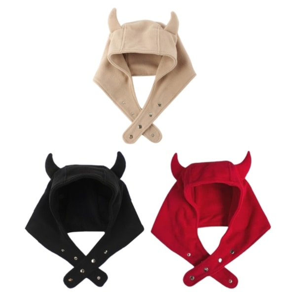Devil Horn Hat Little Devil Hat RÖD - on stock red