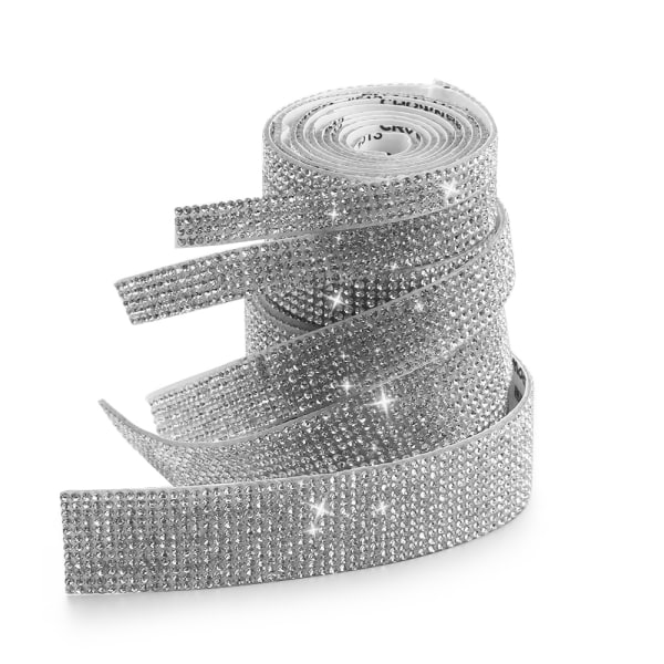 2 rullar/5 rullar självhäftande Rhinestone Diamond Ribbon 1 - high quality