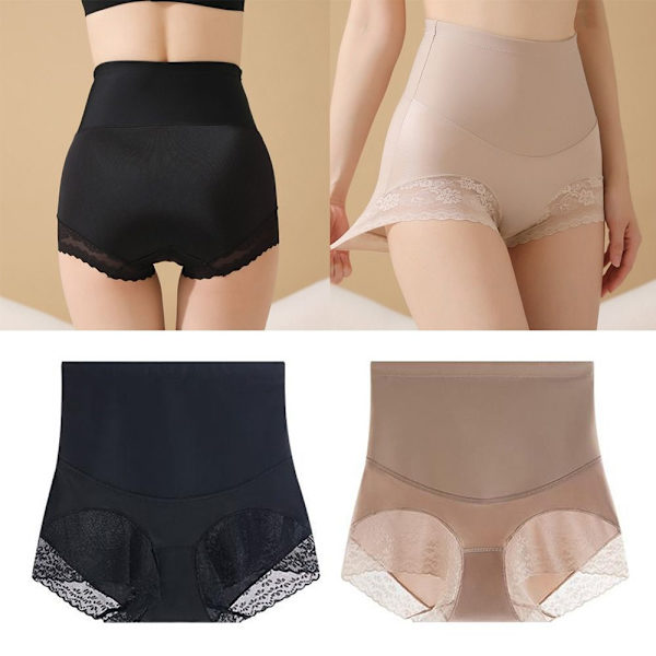 Waist Shapewear Underkläder med hög midja NUDE M - high quality