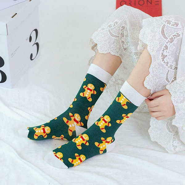 Jul Midi Strumpor Herr Damerarn Träd Snöflinga Xmas Present - spot sales B